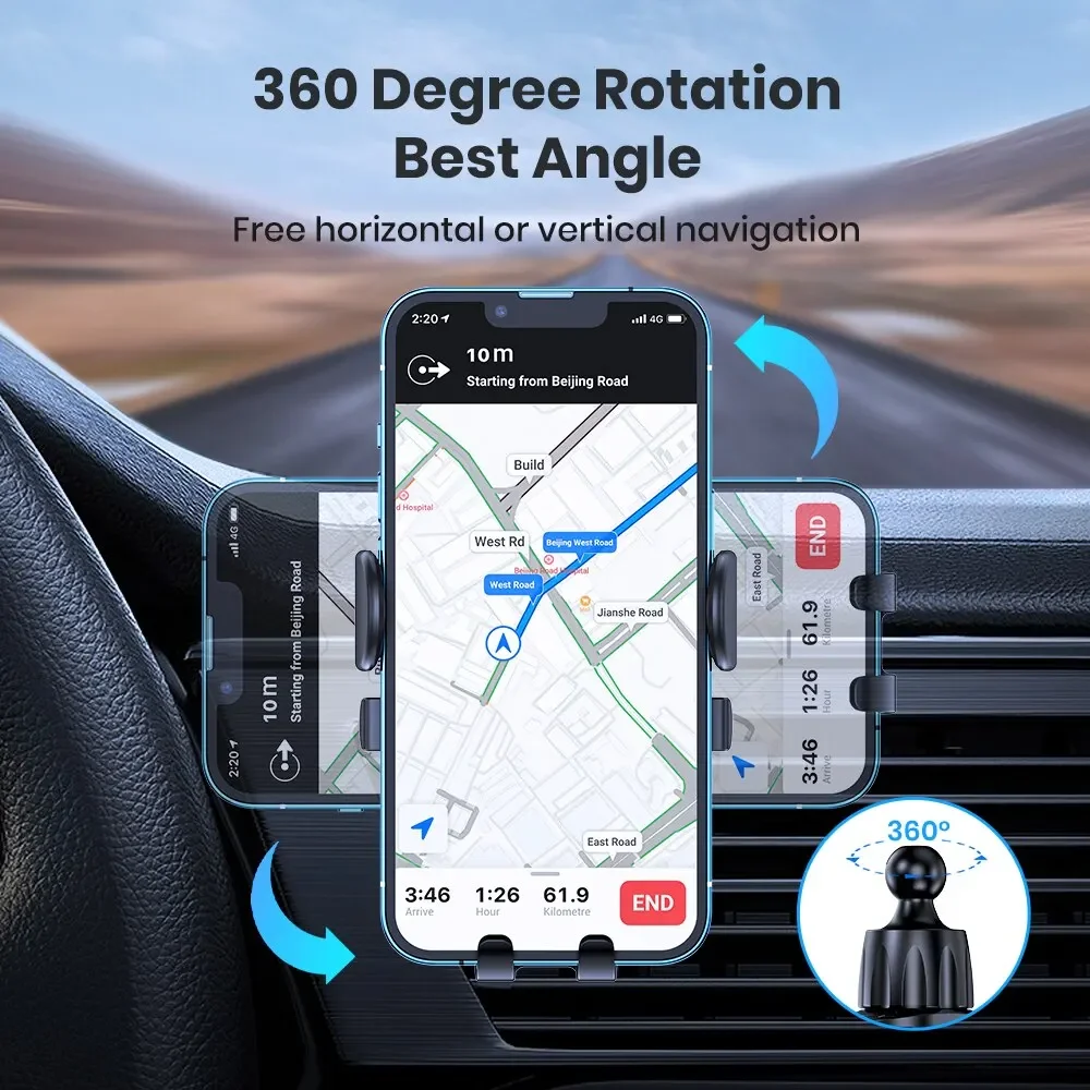 Wide Fit Air Vent Clip Phone Mount - Image 2