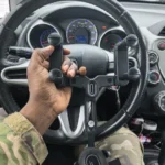 360&deg; Rearview Mirror Phone Mount Rotatable and Retractable photo review