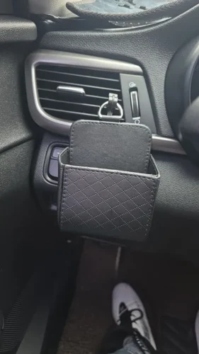 Vent Clip Storage Organizer - Black, Grey, Beige & Brown photo review