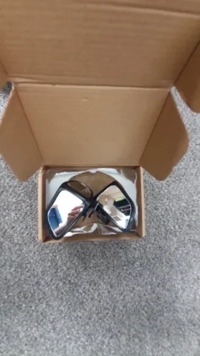 360&deg; Adjustable Blind Spot Mirrors (2-Pack) Black, Red, White & Blue photo review