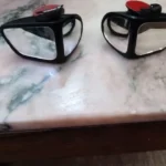 360&deg; Adjustable Blind Spot Mirrors (2-Pack) Black, Red, White & Blue photo review