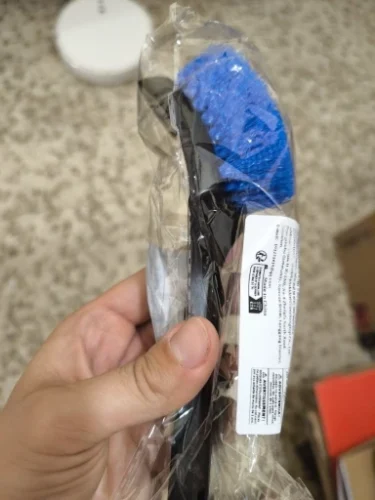 Sturdy Bristled Wheel & Tire Brush (1-3 Pack) Black, Blue & White photo review