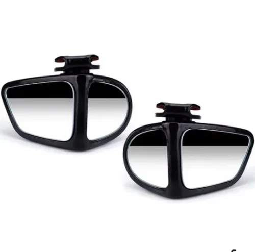 360&deg; Adjustable Blind Spot Mirrors (2-Pack) Black, Red, White & Blue photo review