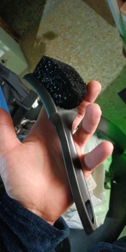 Sturdy Bristled Wheel & Tire Brush (1-3 Pack) Black, Blue & White photo review