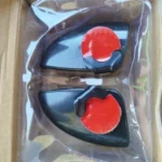 360&deg; Adjustable Blind Spot Mirrors (2-Pack) Black, Red, White & Blue photo review