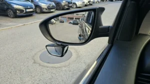 360&deg; Adjustable Blind Spot Mirrors (2-Pack) Black, Red, White & Blue photo review