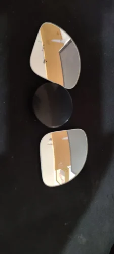 Frameless Blind Spot Mirrors (2-Pack) Round or Oval Styled photo review