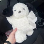 Hanging Tissue Holder Dog Plush - White & Brown photo review