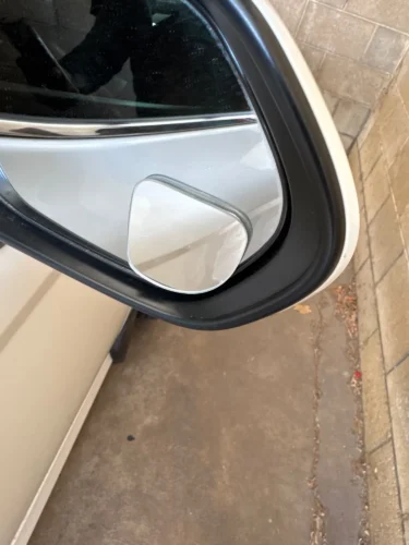 Frameless Blind Spot Mirrors (2-Pack) Round or Oval Styled photo review