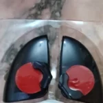 360&deg; Adjustable Blind Spot Mirrors (2-Pack) Black, Red, White & Blue photo review