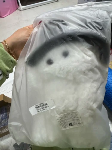 Hanging Tissue Holder Dog Plush - White & Brown photo review