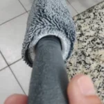 Microfiber Wheel & Rim Cleaning Brush - Blue & Grey photo review