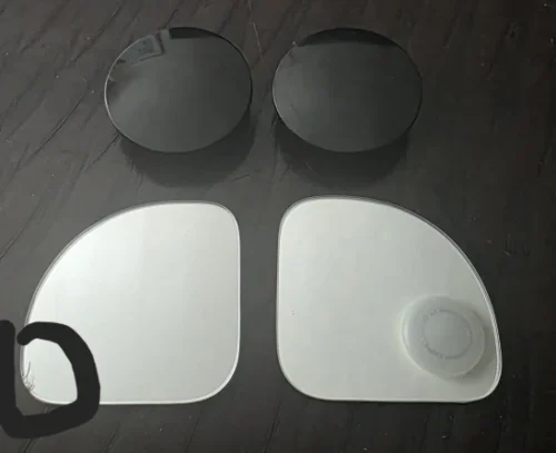 Frameless Blind Spot Mirrors (2-Pack) Round or Oval Styled photo review