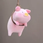 Cool Pig With Glasses Rearview Mirror Pendant photo review