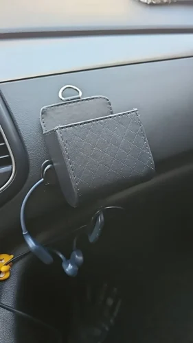 Vent Clip Storage Organizer - Black, Grey, Beige & Brown photo review