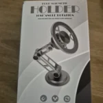 Upgraded Magnetic Vacuum Phone Mount (360&deg; Adjustable Arm) Black & Silver photo review