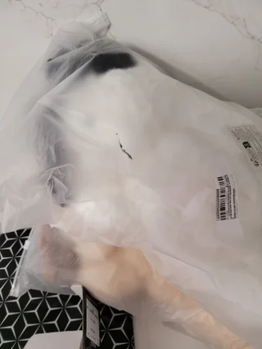 Hanging Tissue Holder Dog Plush - White & Brown photo review