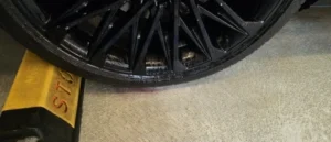 Microfiber Wheel & Rim Cleaning Brush - Blue & Grey photo review