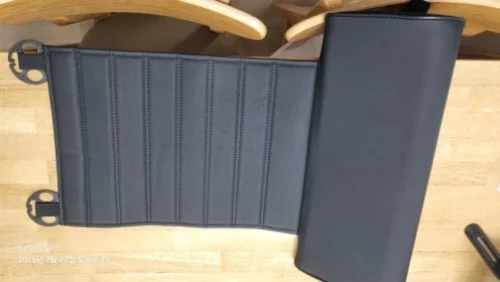 Leg Support Car Seat Extender (Memory Foam) Black, Beige & Coffee photo review