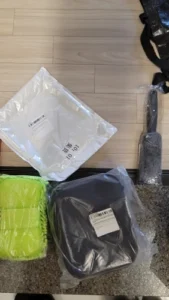 Microfiber Wheel & Rim Cleaning Brush - Blue & Grey photo review