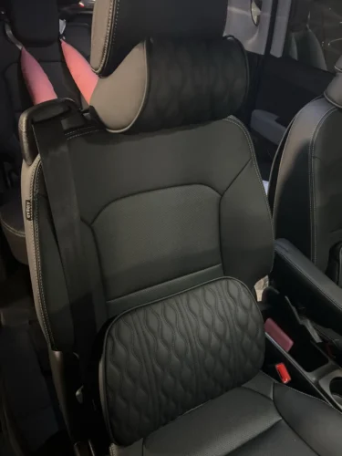 PU Leather Neck & Lumbar Cushions (1pcs Headrest or Lumbar) photo review