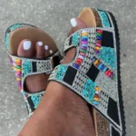 Coastal Boho Platform Sandals photo review
