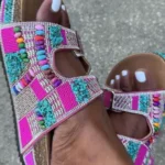 Coastal Boho Platform Sandals photo review